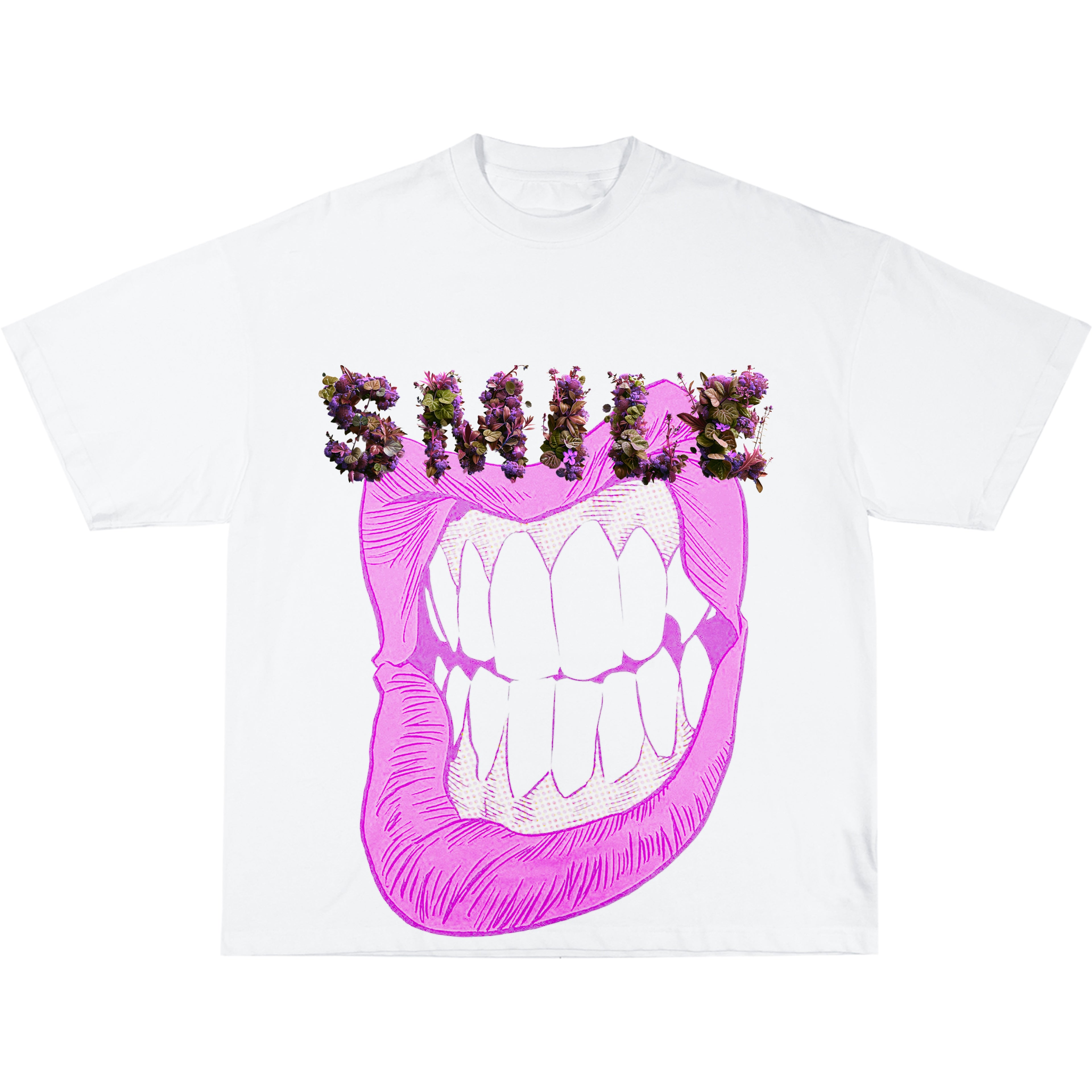 Alley of Saints 'Poison Smile' Floral Graphic Tee