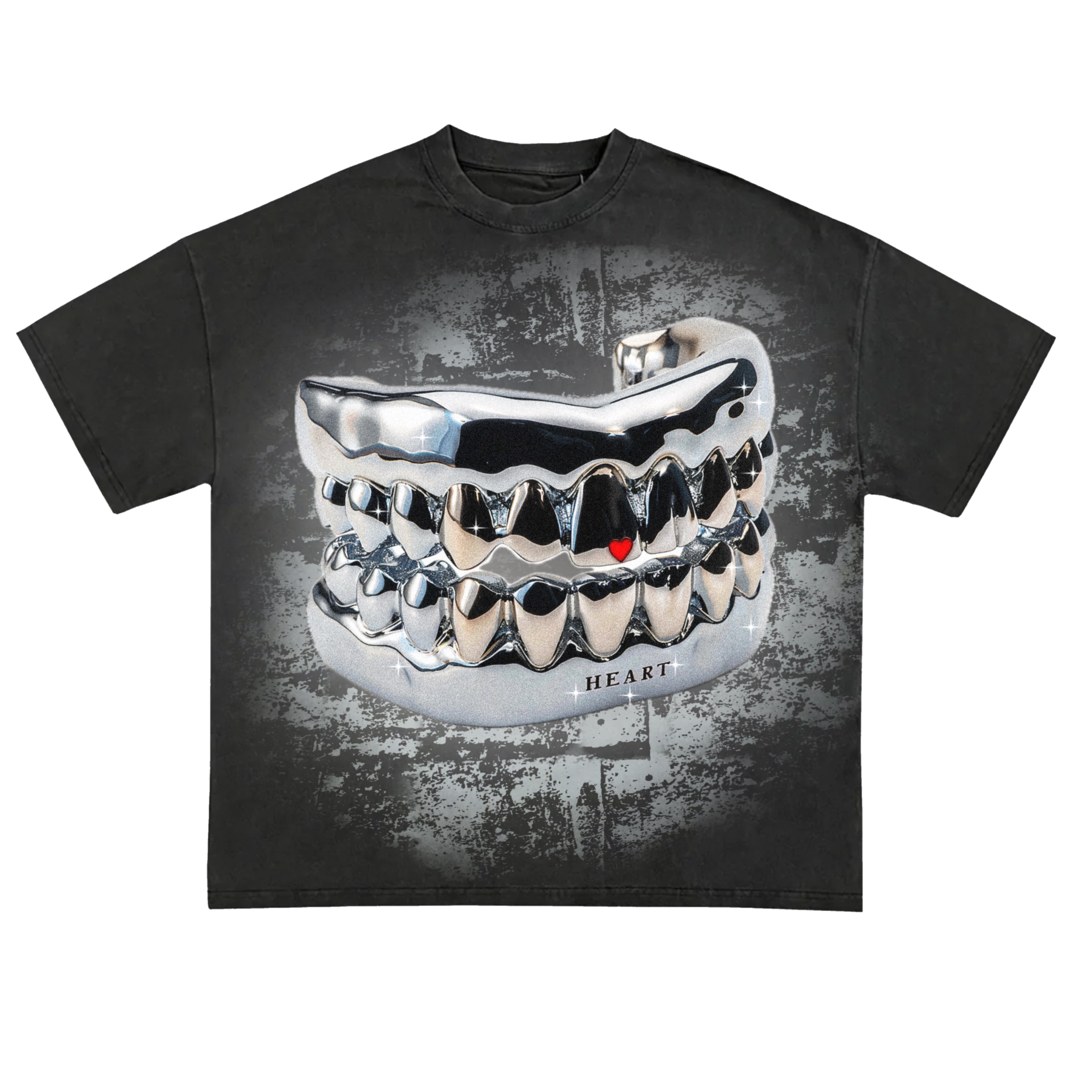 Alley of Saints 'Sacred Shine' Chrome Grillz Vintage Tee